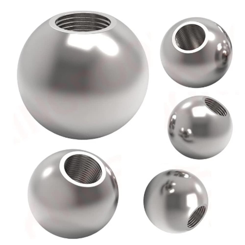 M8 Threaded Half-Hole Metric Stainless Steel Balls 45 mm Diameter Pack of 5 Internal Thread Blind Hole Beads-image-OPC-PK6JVTH-NEW
