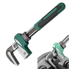 Adjustable Pipe Wrench, F-Type Adjustable Wrench for Plumbing, Heavy-Duty Metal Construction, Large Opening Size
