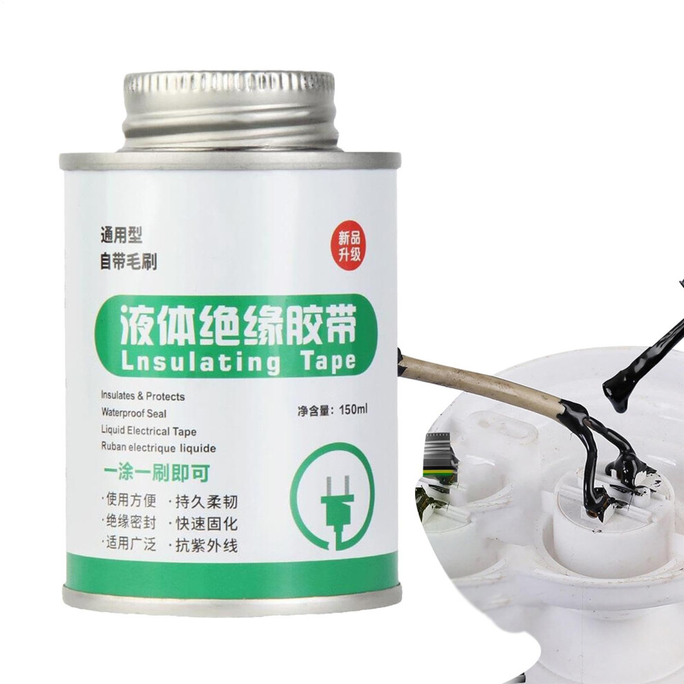 Liquid Rubber Waterproof Sealant Tape 150 Ml, Heat Resistant Liquid Insulation For Electrical Devices, Waterproof And Effective 6947110709697