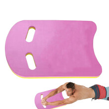 Unisex Swim Board U-Shape, Premium Swimming Aid for Kids and Adults, Pink Training Equipment with Grips