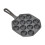 Living And Home 12-Hole Cast Iron Takoyaki Pan 2