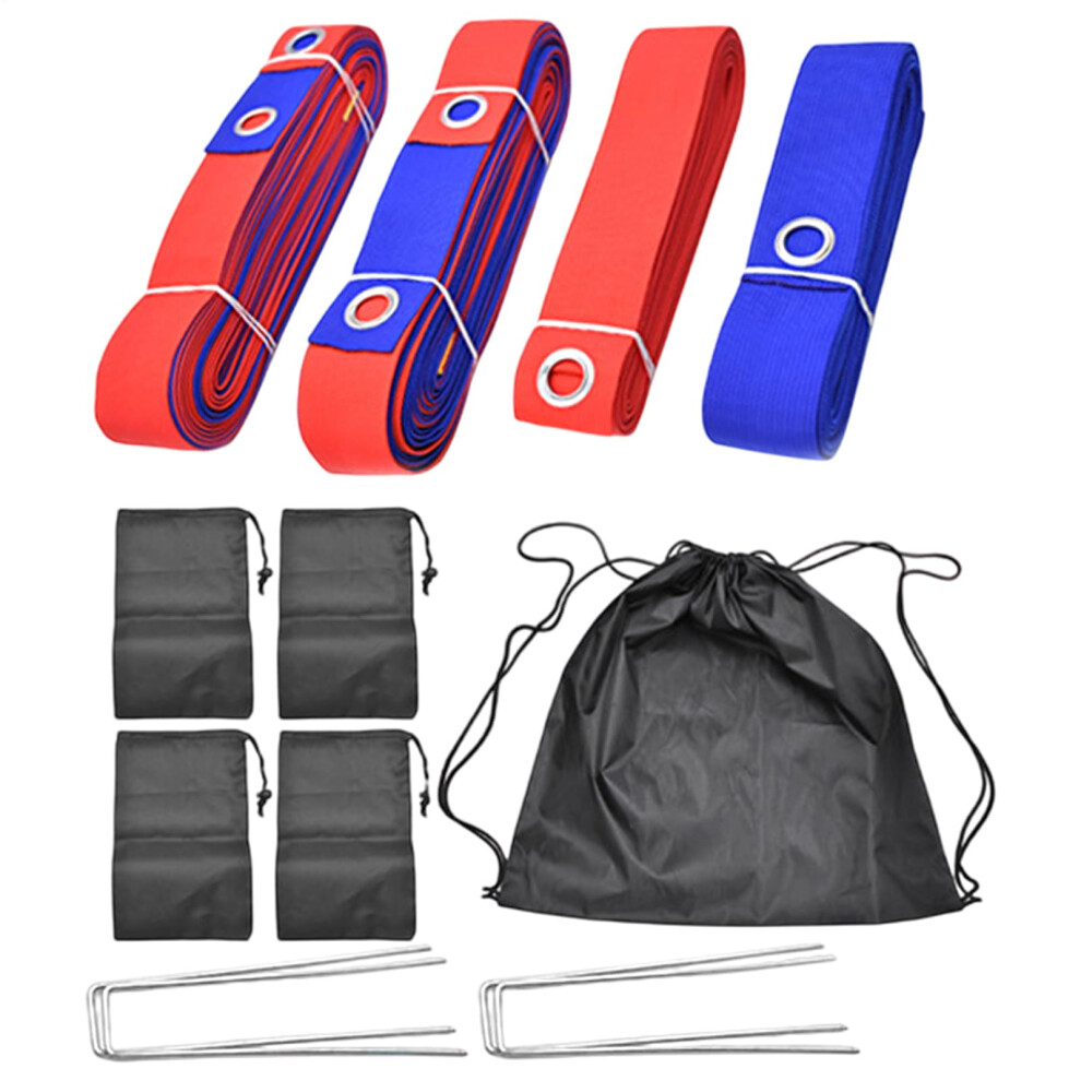 Volleyballlinien fÃ¼r Gras - Faltbare Tragbare Gerichtslinien fÃ¼r Outdoor, College-Events, Hinterhof-Spiele, Einfache Lagerung-image-OPC-PK6JYKH-NEW