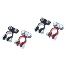 4 Pack Car Battery Terminal Ends Replacement Heavy Duty Battery Cable Clamps for Automotive Use Medium Size