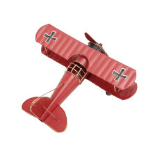Schöner roter Doppeldecker-Flugzeuganhänger für retro Haus- oder Bürodeko