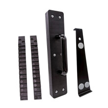 Laminate Flooring Tool Set with Pull Rod and Floor Tapping Block for Hardwood Floors, Black, 3-Piece, Woodworking