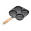 Living And Home 4-Hole Cast Iron Frying Pan 4