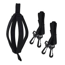 Volleyball Spikes Trainer for Jump Training - Black Spikes Skill Development Equipment with Squeezing Belt