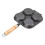 Living And Home 4-Hole Cast Iron Frying Pan 4