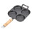 Living And Home 4-Hole Cast Iron Frying Pan 3