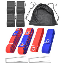 Volleyball Boundary Set for Outdoor Use, Highly Visible Boundary Tape, Portable Sports Equipment for Field Games