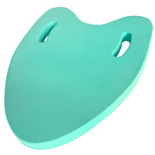 Children's Swimming Board Kick EVA Swimming Aid with Handles, 40 x 30 x 2.7 cm Green for Pool and Lake Training