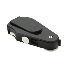 Golf Divot Repair Tool with Counter and Belt Clip, Portable Outdoor Golf Pitchfork with Brush for Putting Green