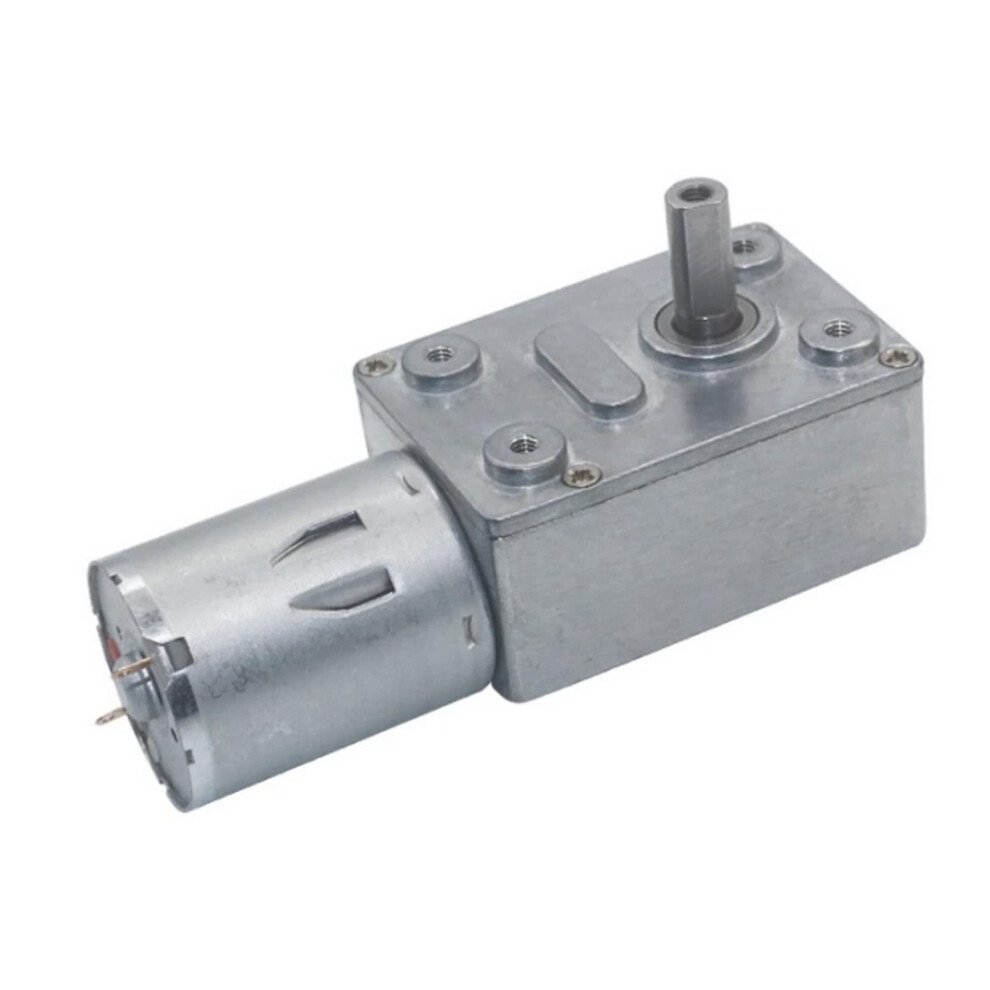 Turbine Speed Geared Dc Electric Motor Jgy370, 6V High Torque 18Rpm Permanent Magnet Worm Gear Motor 6038364848437