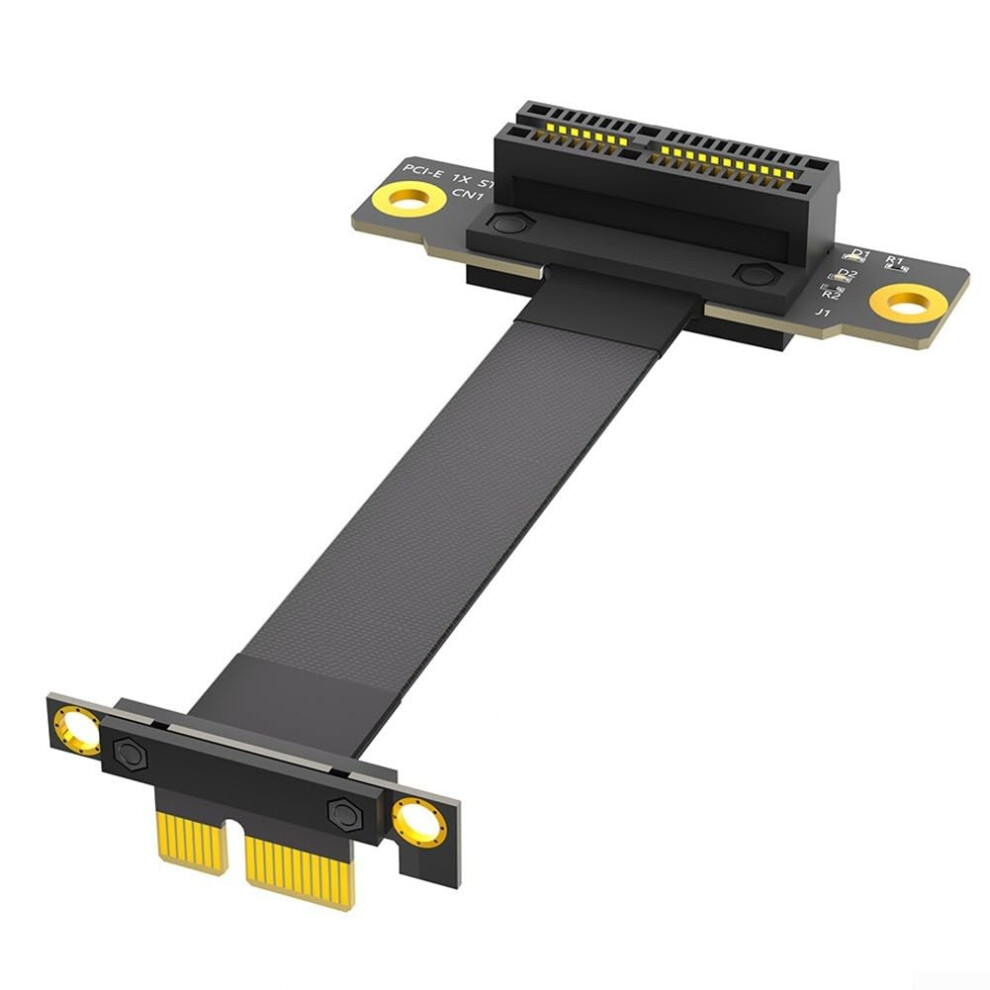 Innovative Pcie Riser Cable With Angled Connectors For Flexible Installation And Fast Data Transfer 5Cm Length 6947110713496