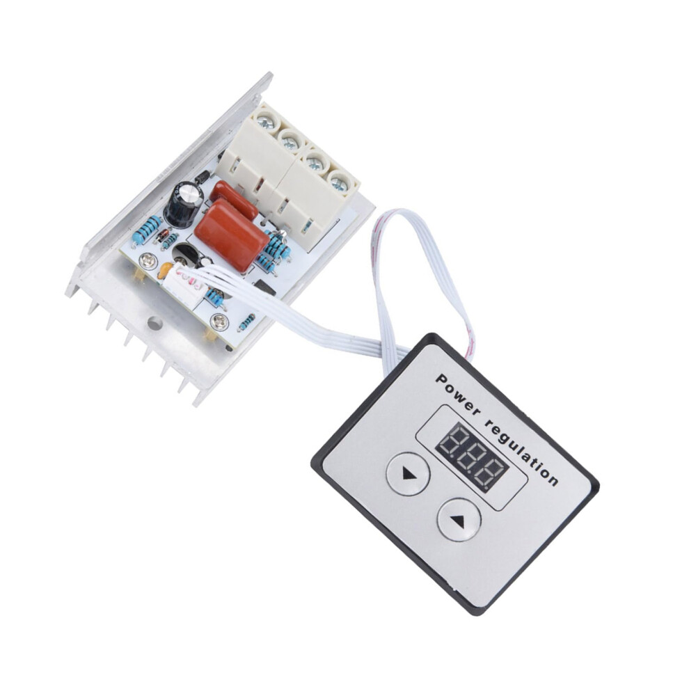 Ac220v 80A 10000W Scr Voltage Regulator Speed Controller For Electric Motor Speed Adjustment And Temperature Regulation 6038364848956