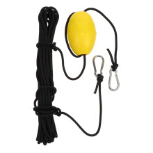 Nylon Rope Float Anchor Rope Set for Canoe, Fishing, Sea Buoy, PVC Yellow, 30ft Durable Drift Anchor Cable