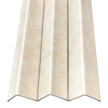 Threshold Strip - PVC Edge Protector for Floor Transitions, Ceramic Tile and Wallpaper, 4cm Bumper, Style 4