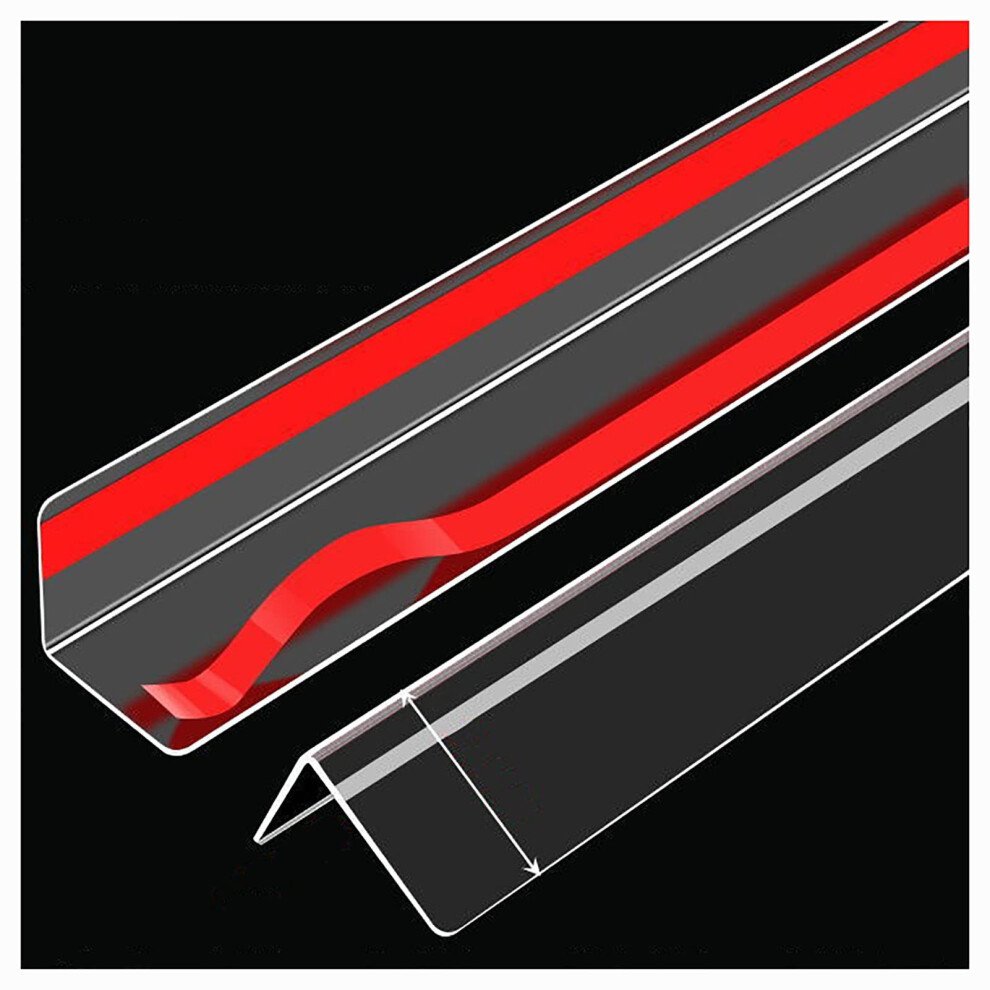 Kantenschutz Wand-Eckschutz Transparent Selbstklebend 1,7/3/4 cm Breit 2,7 m für Innenbereich Zuhause Küche Büro