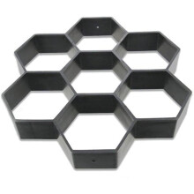 DIY Concrete Mould, Black Pavement Mould for Paving Stones, Patio Slabs, and Plaster Crafts, Durable Paving Mould