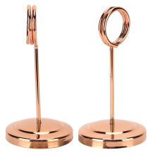 Rose Gold 10,5 cm Edelstahl Tafelnumerationshalter Haltbar & Fleckenbeständig