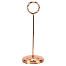 Langlebige roségoldene Tischnummernklammer aus Edelstahl, 15,5 cm, für Essen & Events