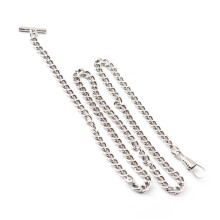 Pocket Watch Chain Key Chain Accessories 65cm Bronze Denim Chain for Pocket Watch Silver Iron Metal