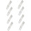 Golf Course Pitch Fork Repair Tool Set - 8 Pieces, Durable Golf Course Marking Tools, Lightweight Metal Design 3