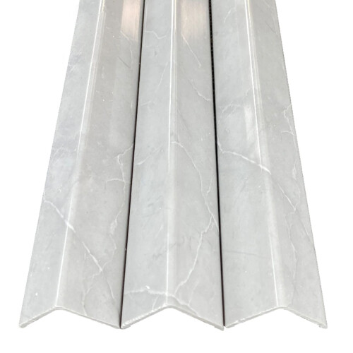 Threshold Strip - PVC Floor Transition Edge Protector for Ceramic Tile, Collision Proof Cabinets, Style 4, Size 4cm/1.57"