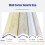 Threshold Strip - PVC Floor Transition Edge Protector for Ceramic Tile, Collision Proof Cabinets, Style 4, Size 4cm/1.57" 4