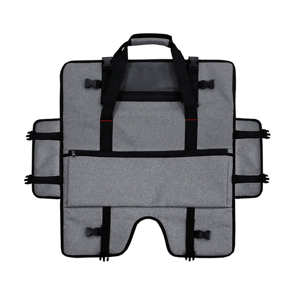 Surveillance Bag For 20-24 Inch Monitors, Portable Dustproof Cover With Adjustable Handle, Computer Accessory Gray 6482260212364