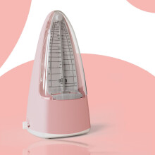 Mechanical Metronome - Universal Pink Metronome for Piano, Guitar, Violin, Drums, Easy to Use for Children and Beginners