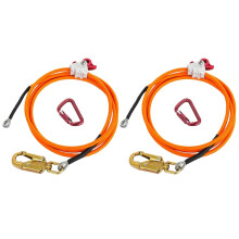 Steel Wire Core Flip Line Kit for Arborists - Adjustable Climbing Positioning Rope for Outdoor Tree Climbers