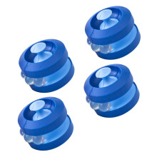 4 Pieces Print Men Entertainment Puzzle Intelligence Orbit Fingertip Peg Top Mini Random Track Brain Toy for Adults