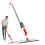 Mop with Drain Bucket - Cube Set | Microfibre Flat Mop with Sprayer for Bathroom and Laminated Floors 1