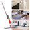 Mop with Drain Bucket - Cube Set | Microfibre Flat Mop with Sprayer for Bathroom and Laminated Floors 3