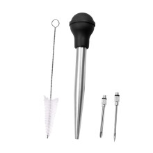 Bbq Injector Food-Grade 1-Piece For Juicy Grilling of Turkey, Pork and Beef With Cleaning Brush