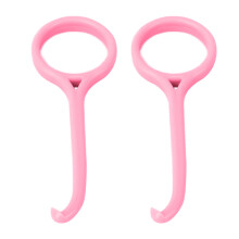 2 Stück Pink Professionelles Dental-Aligner- und Retainer-Entferner-Tool – Rutschfestes PP-Material