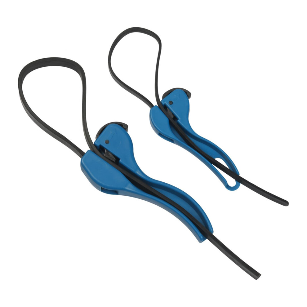 Automotive Repair Belt Wrench Set, 15.2 Cm & 20.3 Cm, Adjustable Rubber Grip, Multifunctional Filter Strap Tool 6947110717272