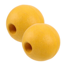 Float Ball Fishing Net Buoy Pack of 2 Yellow Foam Anchors with Rope for Boat and Swimming Equipment Accessories