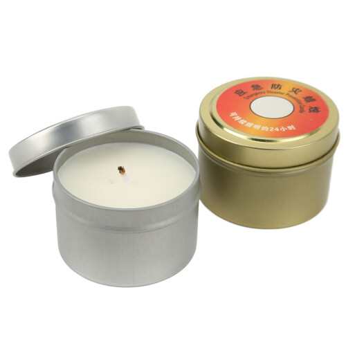 2pcs Emergency Survival Candle Unscented Paraffin 1