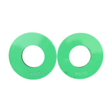 Gym Micro Plate Change Weight Plate Set, 2 Pieces 0.5 Kg Weight Lifting Plates for Home and Gym Training, Green