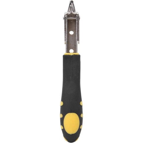 Staple Puller Tool with Metal Construction, Rubber Handles, and Nail Removal Function for Easy Staple Removal 1