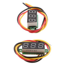 2 Pcs LED DC 0-100V Voltmeter Digital Voltage Meter Testers