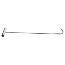 Förmiger Hebehaken Robuster Schachtabdeckungshaken Vielseitig Tragbar für Rollladentüren Abflussdeckel Garage Langlebig
