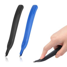 Staple Remover Pack of 2, Magnetic Metal Stapler in Black and Blue, Small Nail Puller for Office, School, Home Use