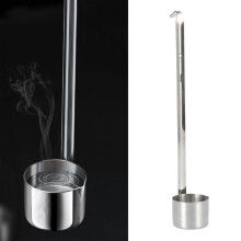 Langleber 125 ml Edelstahl-Weinschöpflöffel mit Hakenaufhängung-Design