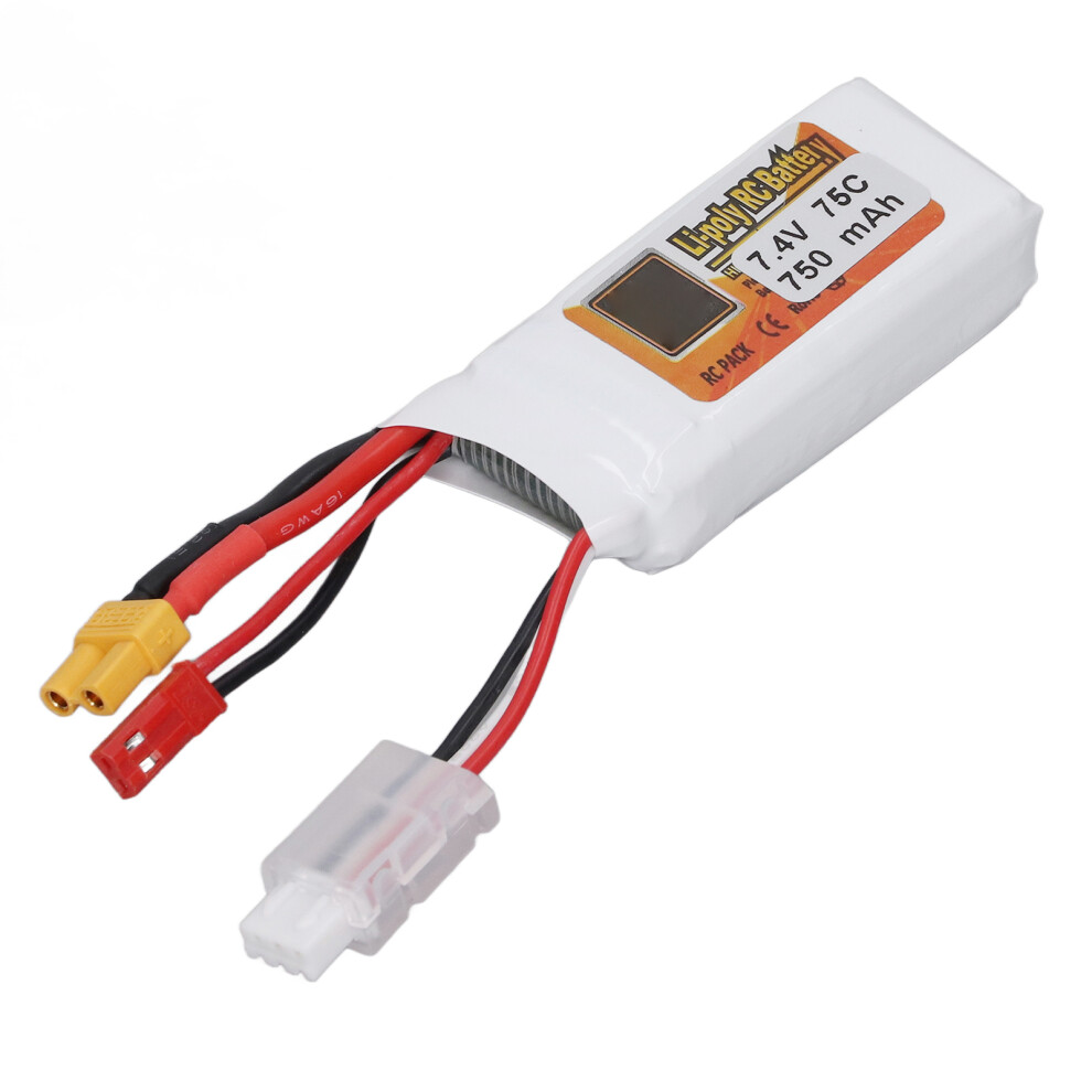 Lipo Battery 2S 75C 750Mah 7.4V Li Poly Rc Battery 8130196094629