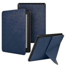 (Dark Blue) Flip Case for Kindle Paperwhite 12th Generation-2024 7", Slim Fit Stand Cover