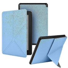 (Light Blue) Flip Case for Kindle Paperwhite 12th Generation-2024 7", Slim Fit Stand Cover