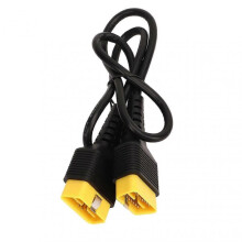 100cm Diagnostic Cable TPT Housing 16pin Male to Male Extension Cable Yellow Universal for Vehicle E2U311  x